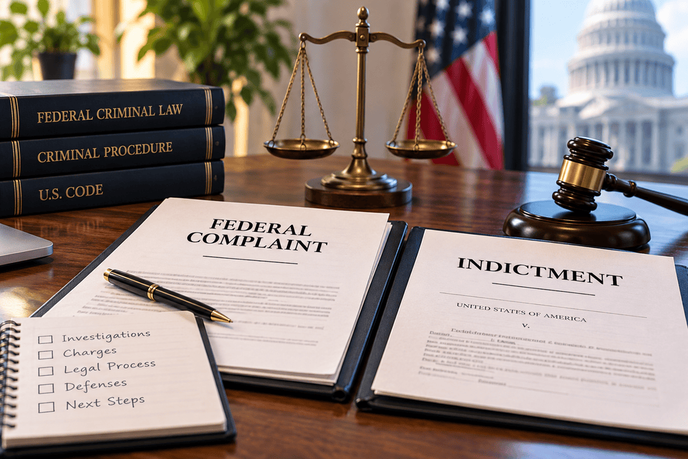 What Is The Difference Between A Federal Complaint And An Indictment