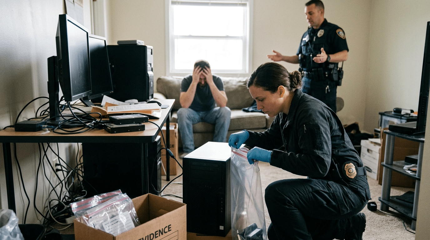 What Happens When Police Accuse You of Possessing Illegal Images on Your Computer